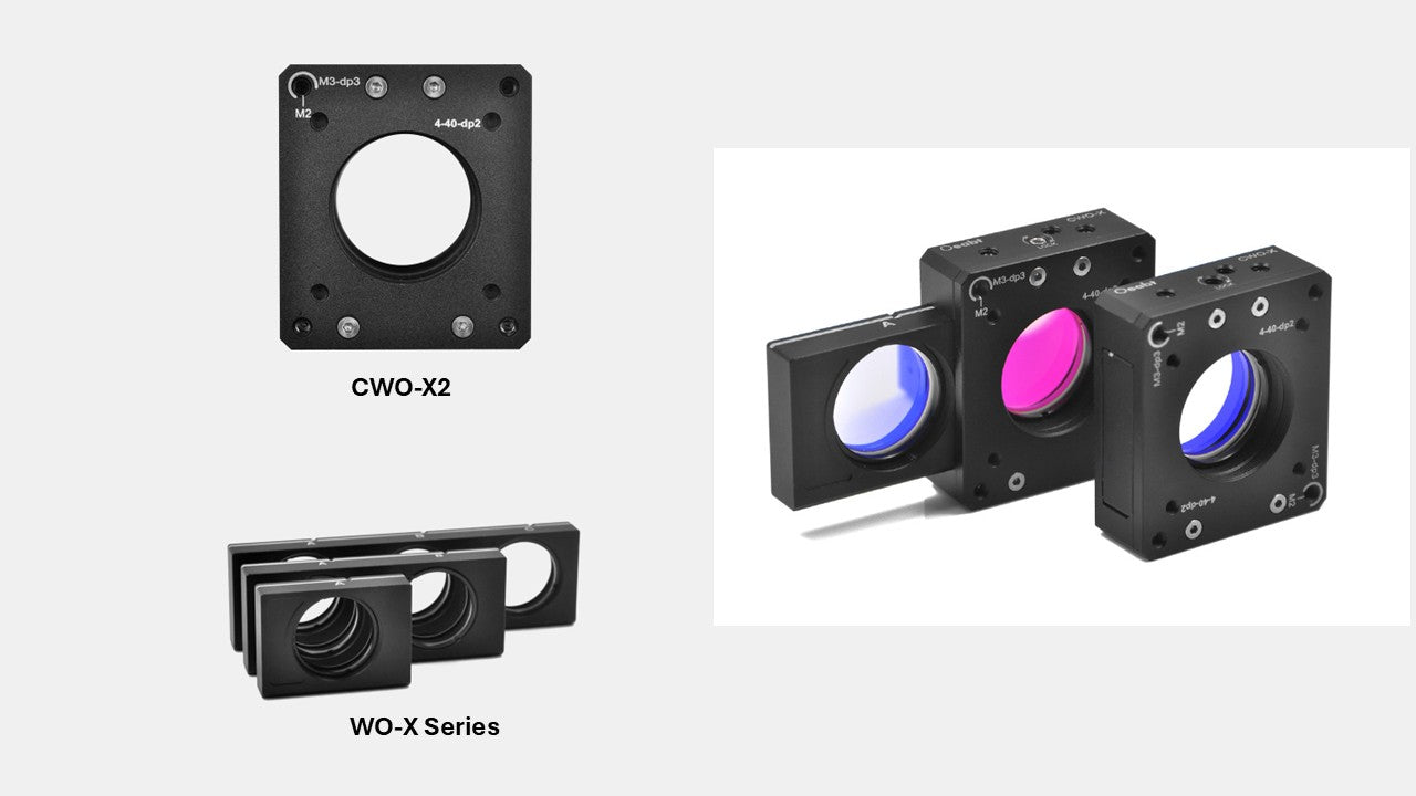 Filter Mount with Sliding Modular Inserts