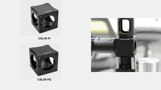Compact Cage Cubes for Prisms and Beamsplitters