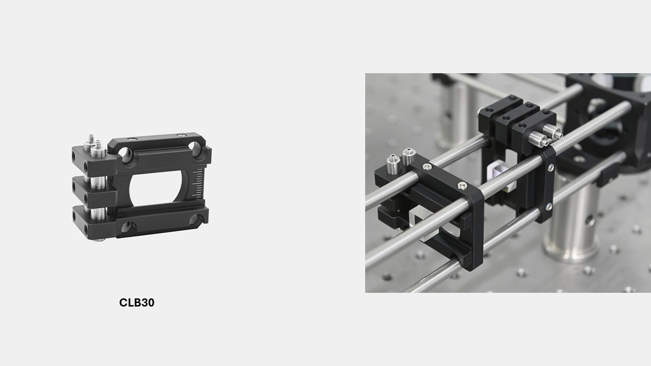Cylindrical Lens Mount for 30 mm Cage Systems