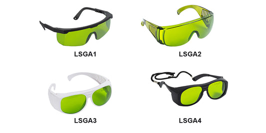Laser Safety Glasses, 190-400nm and 800~1100nm, OD4+