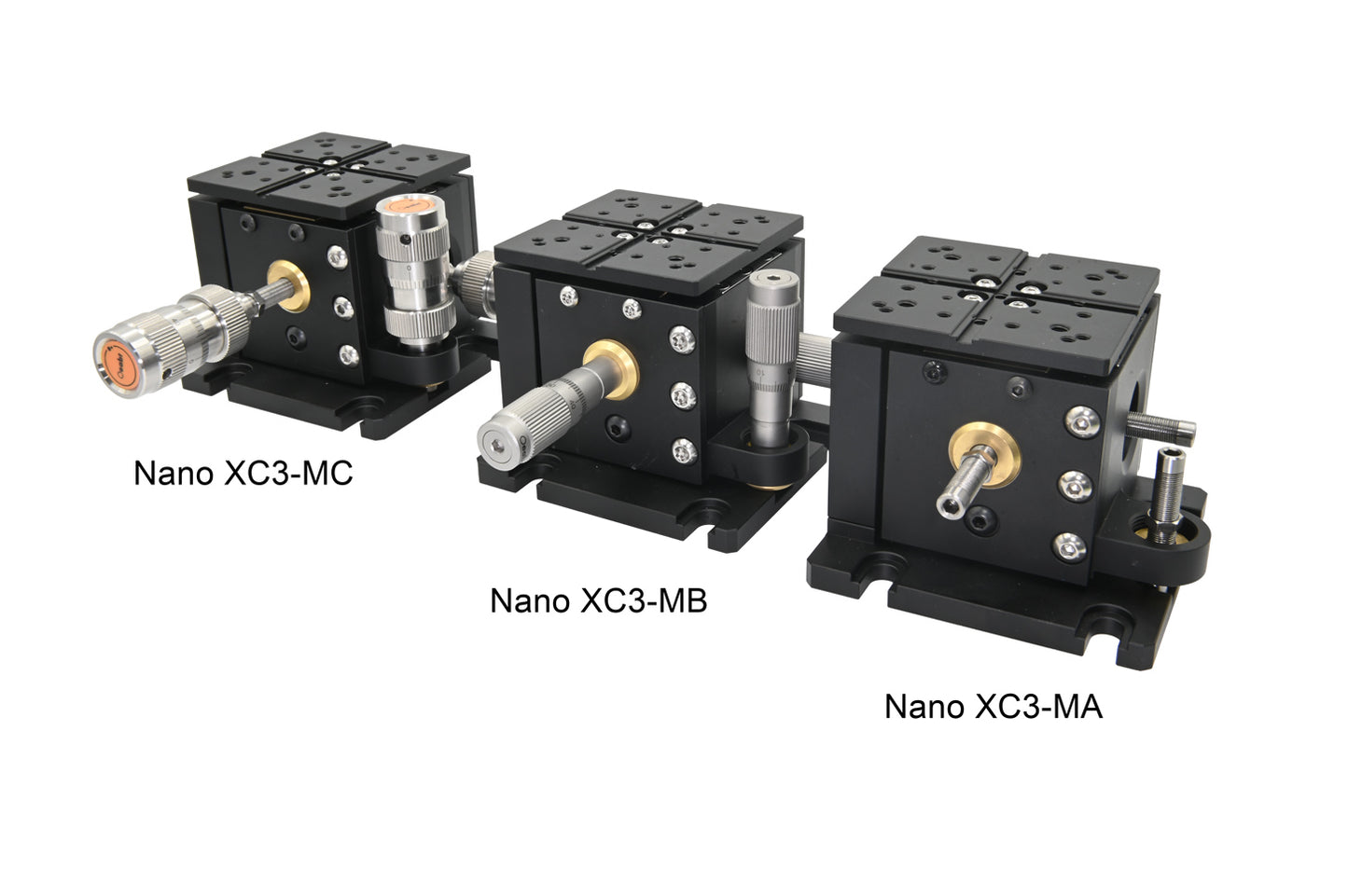 3-Aixs Compact Flexure Stages
