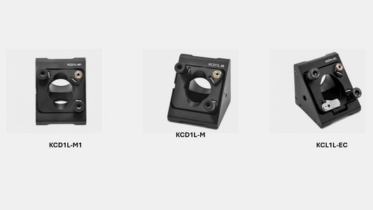 Right-Angle Kinematic Mirror Mounts for 30 mm Cage Systems